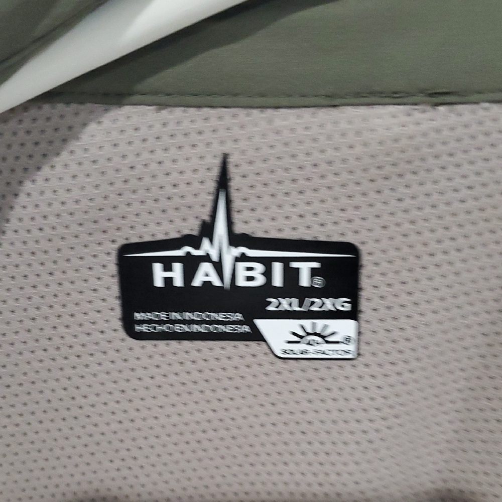 Habit Men's Casual Button Down Shirt - Green